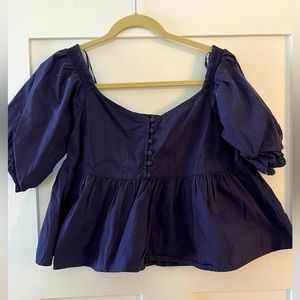 Free People Peplum Blouse